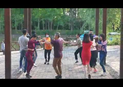 Cuban Salsa dance rueda Beijing Olympic Park