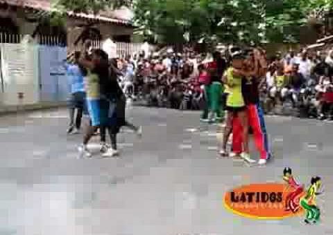 Cuban Salsa danced by the dancers from the Conjunto, 2008