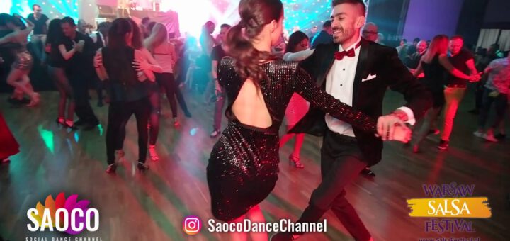 Panagiotis Aglamisis and Melanie Milenova Bochevska Bachata Dancing at El Sol WSF, Sunday11.11.18